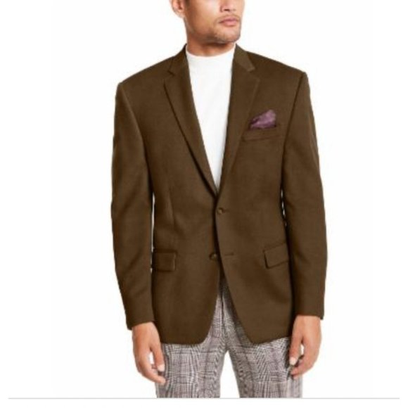 Lauren Ralph Lauren Other - Lauren Ralph Lauren Mens $450 Luxury Wool/Cashmere Blazer Brown 36R Classic Fit
